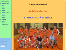 Tablet Screenshot of basketbal.novabystrice.cz